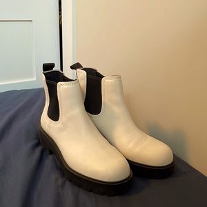 White UGG Chelsea boot